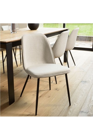 2 chaises Tom - Ecru