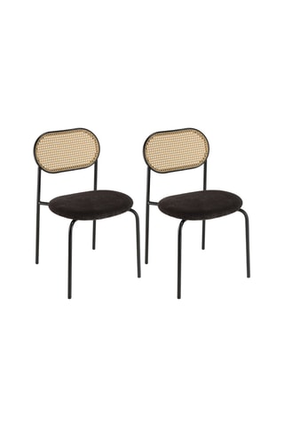 2 chaises Ulysse - Noir