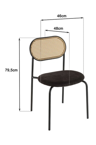 2 chaises Ulysse - Noir