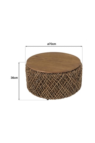 Table basse Alida - Marron