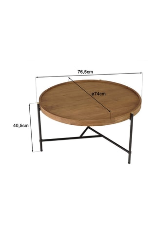 Table basse Alida - Naturel
