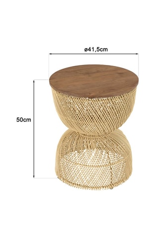 Table d'appoint Sixtine - Naturel