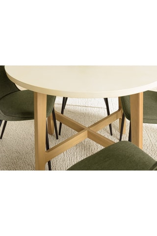 Table à manger Grégoire - Beige et naturel