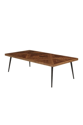 Table basse Kiara - Naturel et noir