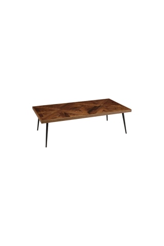 Table basse Kiara - Naturel et noir