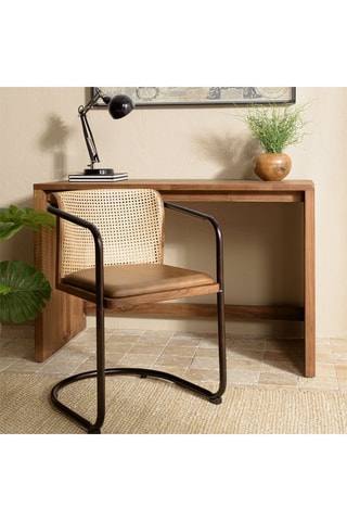 2 fauteuils Marcel - Naturel et noir