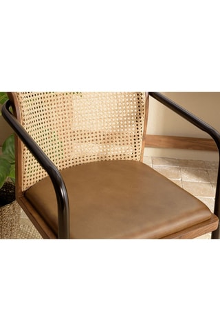 2 fauteuils Marcel - Naturel et noir