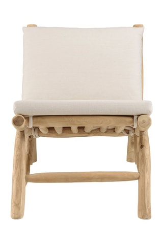 Fauteuil Will - Beige et naturel