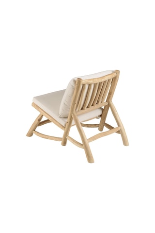 Fauteuil Will - Beige et naturel