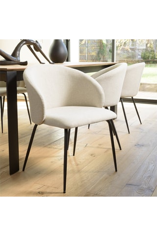 2 chaises Tom - Ecru