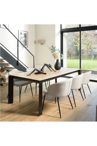 2 chaises Tom - Ecru