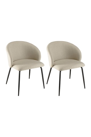 2 chaises Tom - Ecru