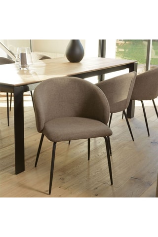 2 chaises Tom - Marron