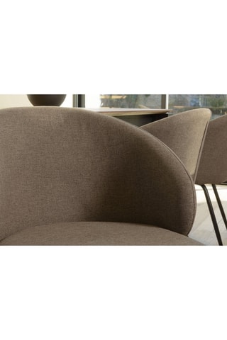 2 chaises Tom - Marron