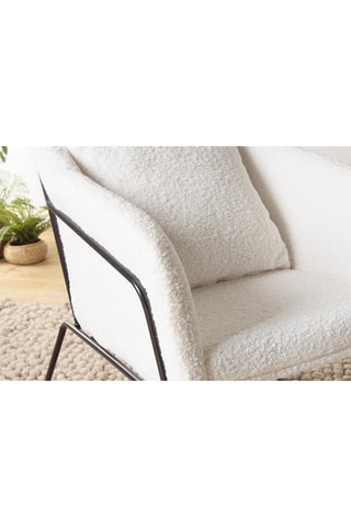 Fauteuil Albane - Blanc et noir