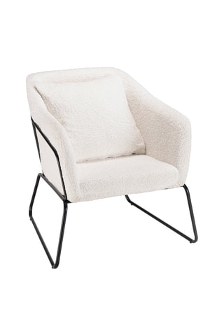 Fauteuil Albane - Blanc et noir