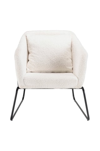 Fauteuil Albane - Blanc et noir
