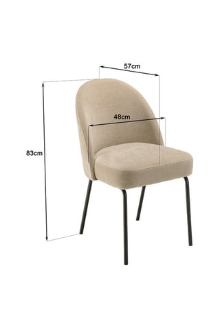 2 chaises Ulysse - Beige