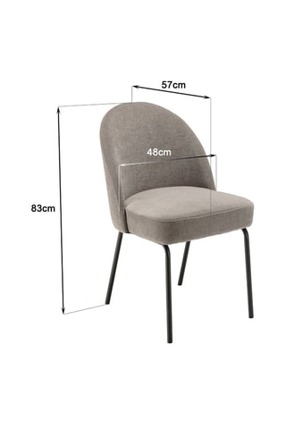 2 chaises Ulysse - Gris