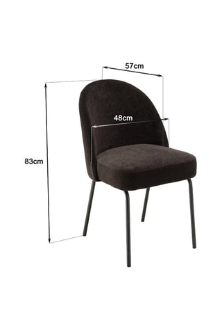 2 chaises Ulysse - Noir
