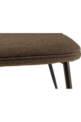2 chaises Tom - Marron et noir