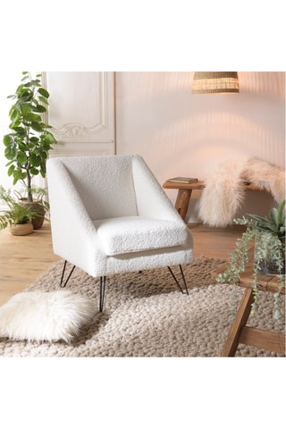 Fauteuil Albane - Blanc