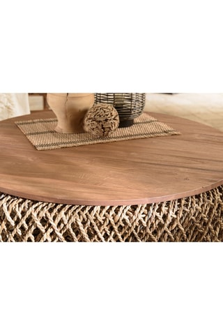 Table basse ronde Sixtine - Naturel