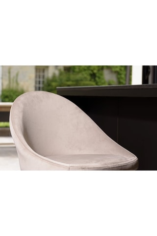 2 tabourets tom - Beige et noir