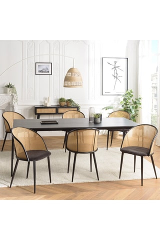 2 chaises Lea - Noir