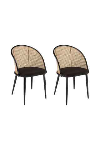 2 chaises Lea - Noir