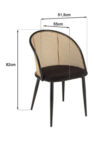 2 chaises Lea - Noir