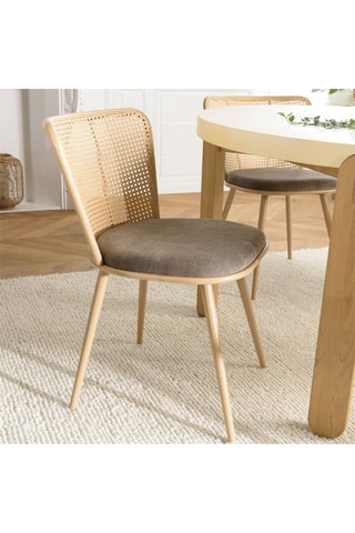 2 chaises Lea - Taupe
