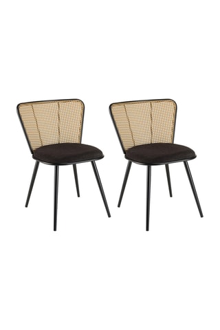 2 chaises Lea - Noir