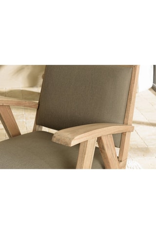 Fauteuil Dak - Naturel et kaki