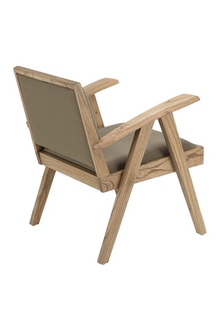 Fauteuil Dak - Naturel et kaki