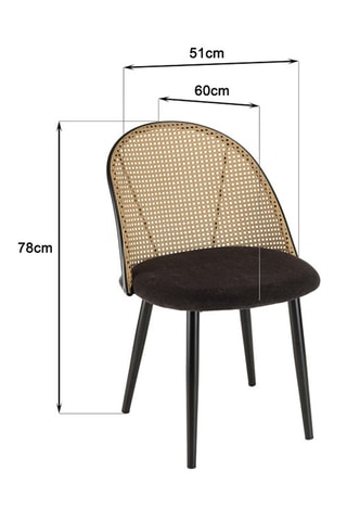 2 chaises Lea - Noir
