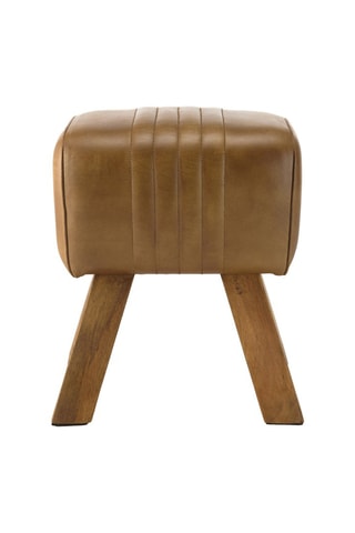 Tabouret Marcel - Naturel et marron