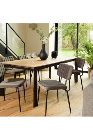 2 chaises Agathe - Gris