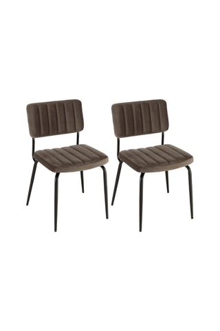 2 chaises Agathe - Gris
