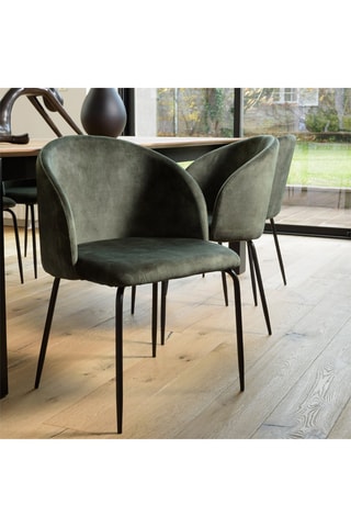 2 chaises Tom - Vert sapin