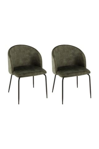 2 chaises Tom - Vert sapin