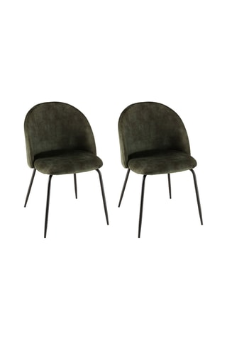 2 chaises Tom - Vert sapin