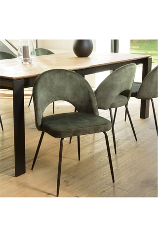 2 chaises Tom - Vert sapin