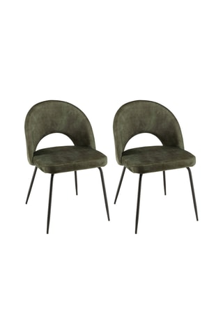 2 chaises Tom - Vert sapin