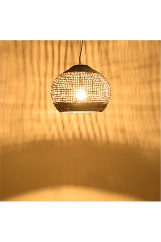 Suspension boule Sixtine - Naturel