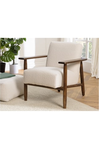 Fauteuil Gaston - Naturel et écru