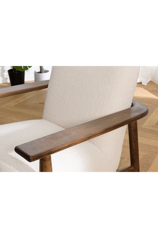 Fauteuil Gaston - Naturel et écru