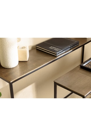 2 consoles gigognes Johan - Noir