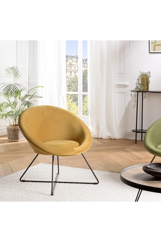Fauteuil Agathe - Jaune