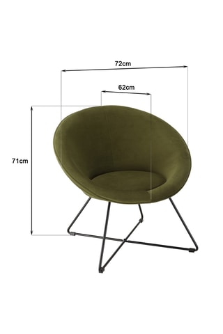 Fauteuil Agathe - Vert